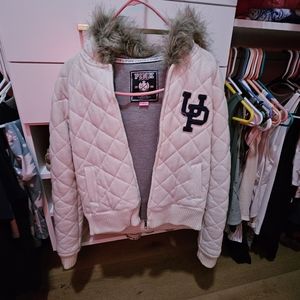 PINK Victoria Secret Varsity Winter Jacket XS